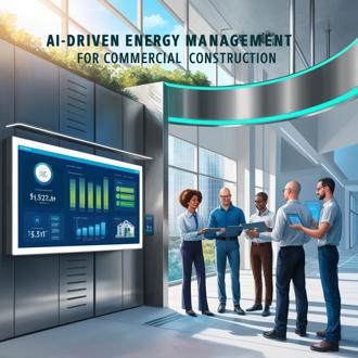 AI-Driven Energy Management for Commercial Construction