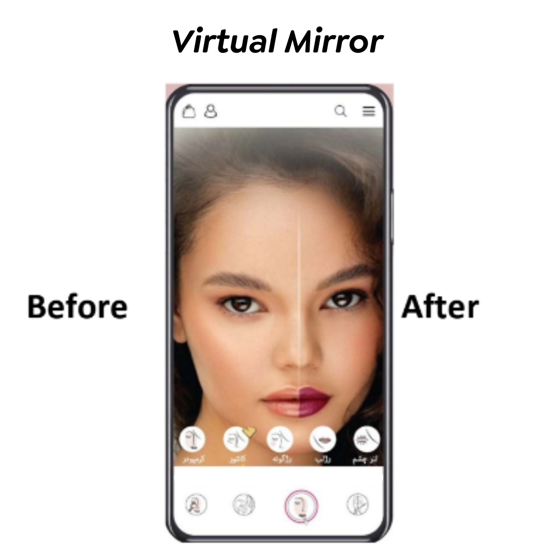 virtual mirror feature